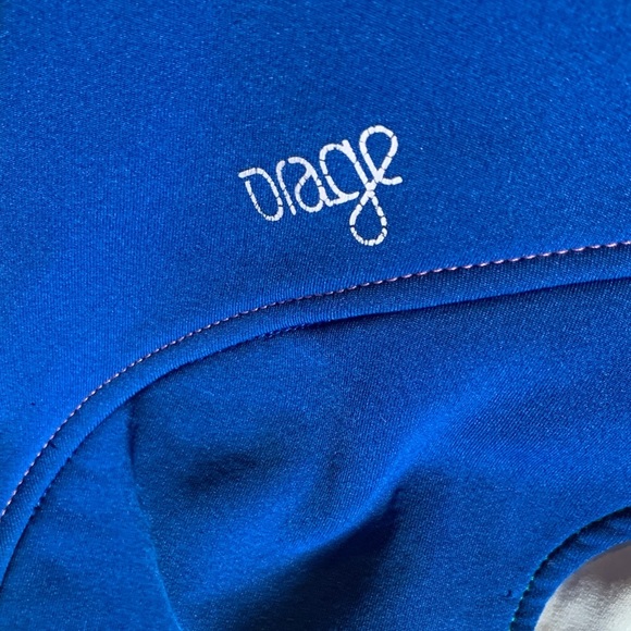 RARE Orage Blue and White Hoodie Sweater ski snowboard Y2K Size Small Skater 90s - Picture 4 of 10